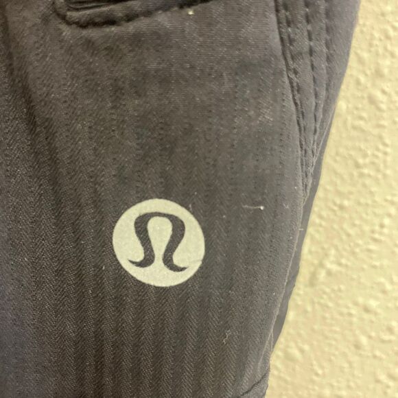 Lululemon fleece lined dance studio black joggers size 10 Gorpcore Baggy #722 - Picture 6 of 9